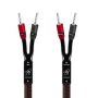 AudioQuest - Rocket 33 Full-Range 16' Analog Speaker Cable w/ SureGrip 300 Connectors with Banana to Banana Connectors - Red on Black - Image 1