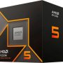 AMD - Ryzen 5 9600X 6-Core - 12-Thread 3.9 GHz (5.4 GHz Max Boost) Socket AM5 PCI Express 5.0 Unlocked Desktop Processor - Silver - Image 1