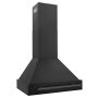 ZLINE - 30 inches - Convertible & Externally Vented - Wall Range Hood - Black - Image 2
