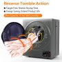 Costway Electric Tumble Compact Laundry Dryer Stainless Steel Wall Mounted 1.5 cu .ft. - Image 6