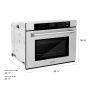 ZLINE - 30 in. 5 cu. ft. Built-In Professional True Convection Single Wall Oven with Air Fry and Self Clean - Stainless Steel - Image 4