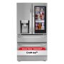 LG - 36-in Wide 29.5 Cu. Ft. 4-Door French Door-in-Door Smart Refrigerator with Craft Ice - Stainless Steel - Image 3