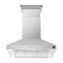 Forno Appliances - 48 inches - Externally Vented - Island Range Hood - Stainless Steel - Image 1