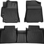 VIWIK TPE Floor Mats Custom for Dodge Grand Caravan 7 Seat 2011-2020,All Weather Car Mats Compatible for Town & Country (Stow'n Go Only) 2008-2016, Full Set Automotive Floor Mats,1st 2nd 3rd Row, 4pcs - Image 1