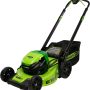 Greenworks Pro 80V 21-Inch Brushless Cordless Push Mower + 80V (300W) Inverter, 4.0Ah Battery and Rapid Charger Inlcuded — Mower, Tool Only, Push (New) - Image 1