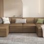 Nolany Modular Sectional Sofa, Convertible Sectional Couch with Storage Seat, U Shaped Sofa Couch with Reversible Chaise, Dark Grey - Image 1