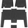 VIWIK TPE Floor Mats Custom for Dodge Grand Caravan 7 Seat 2011-2020,All Weather Car Mats Compatible for Town & Country (Stow'n Go Only) 2008-2016, Full Set Automotive Floor Mats,1st 2nd 3rd Row, 4pcs - Image 1