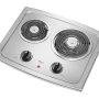 Whirlpool - 21 in. Wide 2 element Built-In Electric Cooktop - Stainless Steel - Image 3