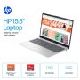 HP - 15.6" Full HD Touch-Screen Laptop - AMD Ryzen 5 7520U 2023 - 8GB Memory - 512GB SSD - Natural Silver - Image 2