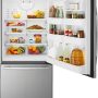 Amana - 33 in. Wide 22.1 cu. ft. Bottom-Freezer Refrigerator - Stainless Steel - Image 1