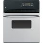 GE - 24" Built-In Single Electric Wall Oven with Electronic Oven Controls and Clear View Window - Stainless Steel - Image 1