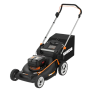 WORX - Nitro WG752 40V Power Share PRO 21" Cordless Push Lawn Mower (Batteries & Charger Included) - Black - Image 1