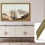 Deco TV Frames - 85" Slim Bezel for Samsung The Frame and Frame Pro TV - Empire Gold - Image 1