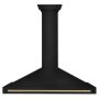 ZLINE - 48 inches - Convertible & Externally Vented - Wall Range Hood - Black Stainless Steel - Image 1
