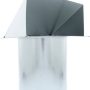 Zephyr - Duct 10 In. Round Exhaust Cap with Damper & Bird Screen for Range Hood - Silver - Image 1