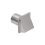 Zephyr - Duct 10 In. Round Exhaust Cap with Damper & Bird Screen for Range Hood - Silver - Image 2