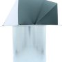 Zephyr - Duct 8 In. Round Exhaust Cap with Damper & Bird Screen for Range Hood - Silver - Image 1