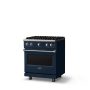 Viking - 30 in. Wide Pro 5 Series 4.0 Cu. Ft. Freestanding Sealed 4 Burner Gas Convection Range - Slate Blue - Slate Blue - Image 2
