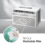 LG - 250 Sq. Ft. 6,000 BTU Window Air Conditioner - White - Image 3