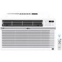 LG - 1,560 Sq. Ft. 24,500 BTU 230V Smart Window Air Conditioner - White - Image 1