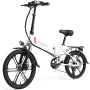 [UK Direct] SAMEBIKE 20LVXD30-II 10AH 48V 350W Electric Moped Bike 20 inch E-bike 40-80km Mileage Electric Bike Max Load 120-150kg - Image 1