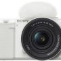 Sony - Alpha ZVE10: APS-C Content Creators’ Camera - White - Image 1