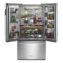 KitchenAid - 36 in. Wide 23.8 cu. ft. Counter-Depth French Door Platinum Interior Refrigerator with PrintShield Finish - Stainless Steel with PrintShieldâ„¢ Finish - Image 2