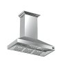 Forno Appliances - 48 inches - Externally Vented - Wall Range Hood - Silver - Image 2