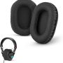 BRAINWAVZ Perforated Replacement Earpads for Sony MDR 7506, V6 & CD900ST with Memory Foam Ear Pad & Suitable for Other On Ear Headphones (Black) - Image 1