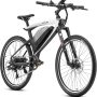 eAhora APUS 2023 Peak 1000W Electric Bike 20AH Battery 26'' Carbon Fiber Electric Bike, 7-Speed Gears 30MPH Ebike,Color Display with USB Port - Image 1