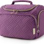 BAGSMART Travel Toiletry Bag for Women, Cosmetic Bag Makeup Bag Organizer with Handle, Travel Bag for Toiletries, Travel Accessories, Full Sized Container - Image 1