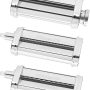 KSMPRA Pasta Roller Attachments for Most KitchenAid Stand Mixers - Stainless Steel - Image 2
