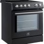 Forno Appliances - 30 in. Wide 4 Elements Leonardo Espresso 5 cu.ft. Slide-In Electric Induction Convection Range with Customizable Handles - Black - Image 2