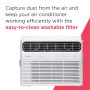 Frigidaire - 550 Sq. Ft. 12,000 BTU Smart Inverter Window Air Conditioner with Remote - White - Image 3