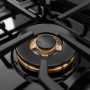 ZLINE - 30 in. Wide 4 Burner Autograph Black SteelParamount Gas Cooktop DuoPro and Bronze Accents (PSRTBZ-30-CB) - Black Stainless Steel - Image 3