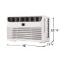 Frigidaire - 115V 6,000 BTU 250 Sq. Ft. Window Air Conditioner with Remote - White - Image 2