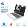 HP - 17.3" Full HD Laptop - Intel Core i7 1355U 2023 - 16GB Memory - 1TB SSD - Natural Silver - Image 2