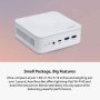 Acer - Revo Box Mini PC Desktop - Intel Processor N150 2025 - 8GB DDR4 Memory - 512GB Storage - White - Image 4