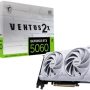 MSI - NVIDIA GeForce RTX 5060 8G VENTUS 2X OC 8GB GDDR7 PCI Express Gen 5 Graphics Card - White - Image 1
