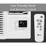 LG - 1,440 Sq.Ft. 23,000 BTU 230V Window Air Conditioner with Supplemental Heat Function - White - Image 3