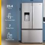 Whirlpool - 36 in. Wide 23.4 cu. ft. 3-Door French Door Counter-Depth Refrigerator - Fingerprint-Resistant Stainless Finish - Image 2