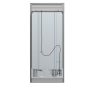 Forno Appliances - 37 in. Wide Salerno 15.6 Cu. Ft. Counter-Depth Side-by-Side Refrigerator with Decorative Grill Trim - Stainless Steel VCM - Image 3