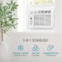Keystone - 450 Sq. Ft 10,000 Cooling BTU Window Air Conditioner - White - Image 4