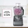 Ninja - Professional Plus Food Processor, 1000 Peak Watts, 9-Cup Capacity, 4 Auto-iQ Preset Programs - Cloud Silver - Image 2