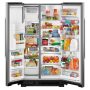 Maytag - 36 in. Wide 25 cu. ft. Side-by-Side Refrigerator with Gallon Door Bins - Stainless Steel - Image 2