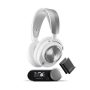 SteelSeries - Arctis Nova Pro Wireless Over-the-Ear Multi Gaming Headset with 2.4Ghz/Bluetooth for PC, PS5, PS4, and Switch - White - Image 1