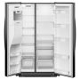 Whirlpool - 36 in. Wide 28.7 cu. ft. Side-by-Side Refrigerator with TruCool System - Black - Image 2