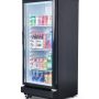Premium Levella - 21 in. Wide 6.0 Cu. Ft. Single Door Display Refrigerator - Black - Image 3