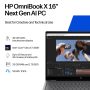 HP - OmniBook X – 16” 2K OLED Touchscreen Laptop – Intel Core Ultra X7 (2026) – 32GB Memory – 1TB SSD – Copilot+ PC - Meteor Silver - Image 3