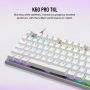 CORSAIR - K60 PRO TKL Wired Optical-Mechanical OPX Linear Switch Gaming Keyboard with per-key RGB Backlighting - White - Image 2